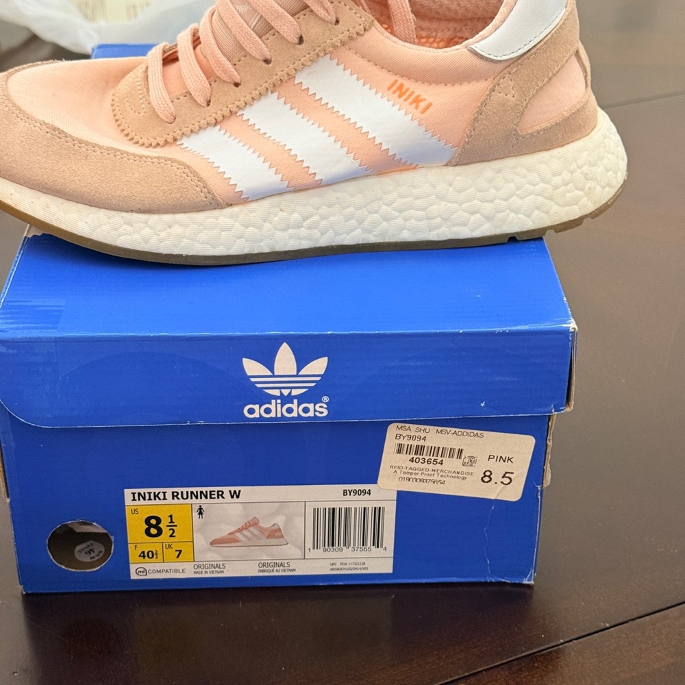 Adidas Women’s Iniki Runner Peach Sneakers